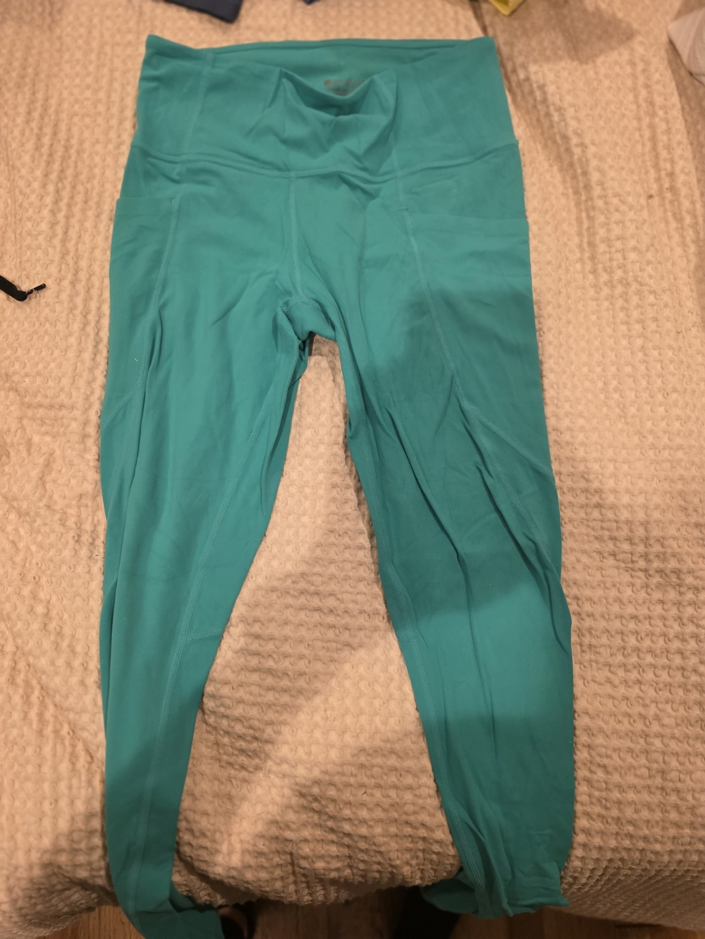 Athleta Teal High-Waist Leggings